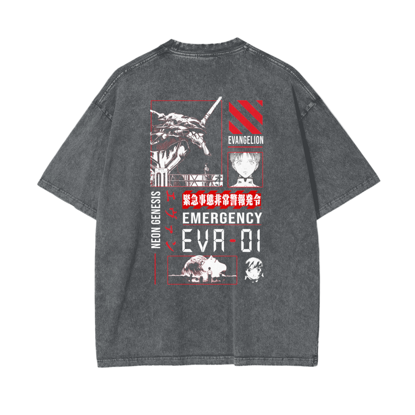 Get In The Robot Oversize Vintage T-Shirt