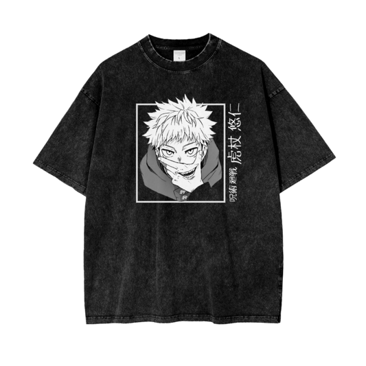 Cursed Energy Oversized Vintage Shirt