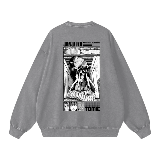 Horrific Obsession Oversized Vintage Sweatshirt