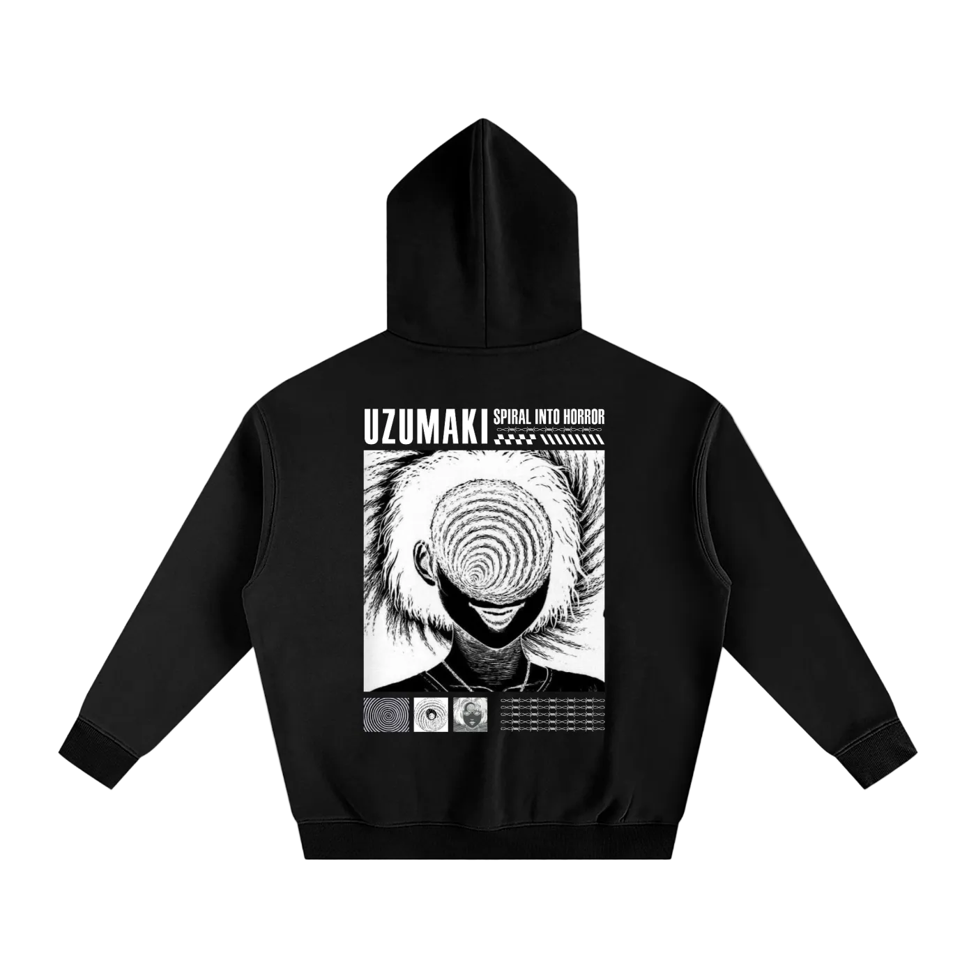 Spiral in Reverse - Heavy Hoodie - ChibiBytes