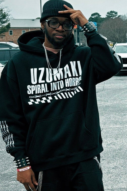 Spiral in Reverse - Heavy Hoodie