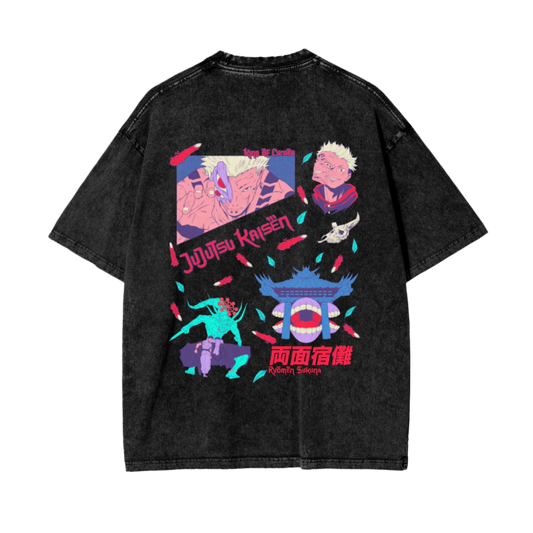 King of Curses Oversized Vintage T-Shirt