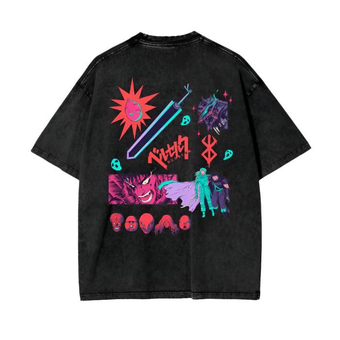 Black Swordsman Oversized Vintage