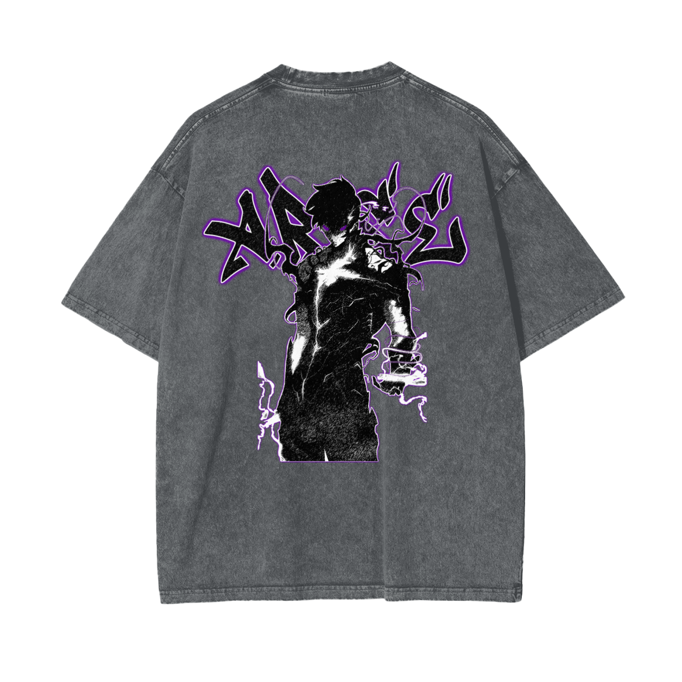 Shadow Monarch Oversized Vintage T-Shirt