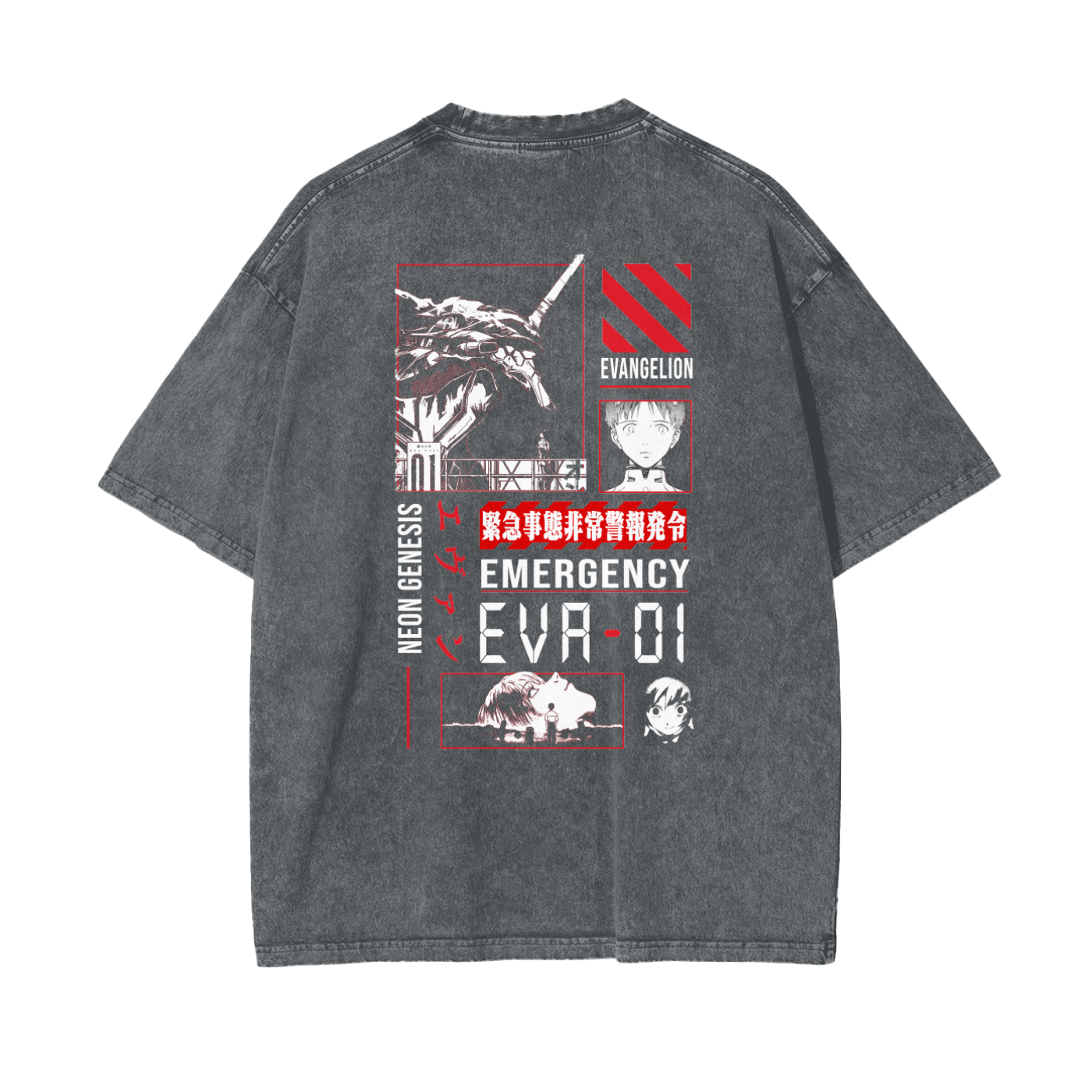 Get In The Robot Oversize Vintage T-Shirt