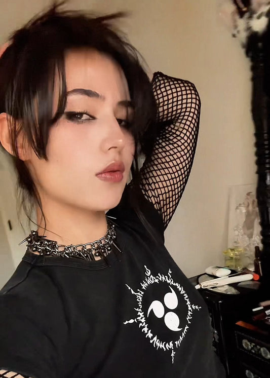 Curse Jutsu Tight Crop Top