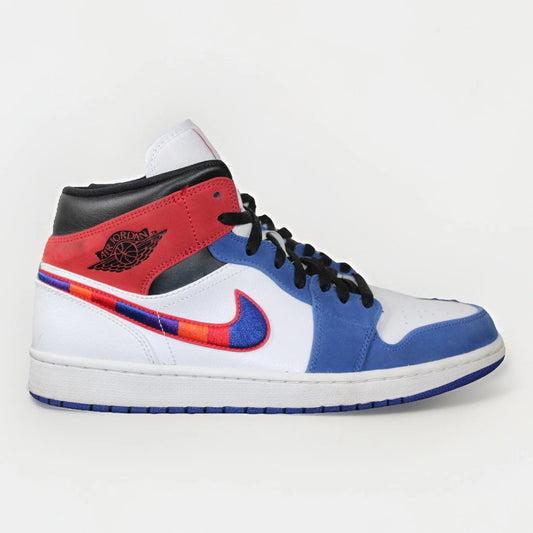Air Jordan 1 Mid Multicolored Swoosh - Size 11 M